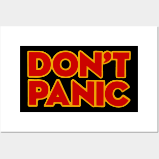 Dont panic - Hitchhiker's guide Posters and Art